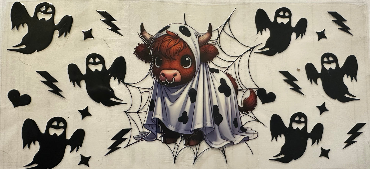 Cute cow ghost wrap
