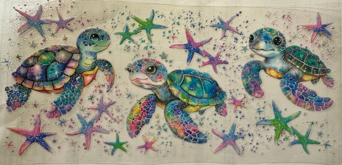 Sea turtle and Starfish wrap