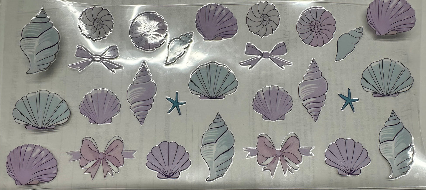 Purple and blue shells