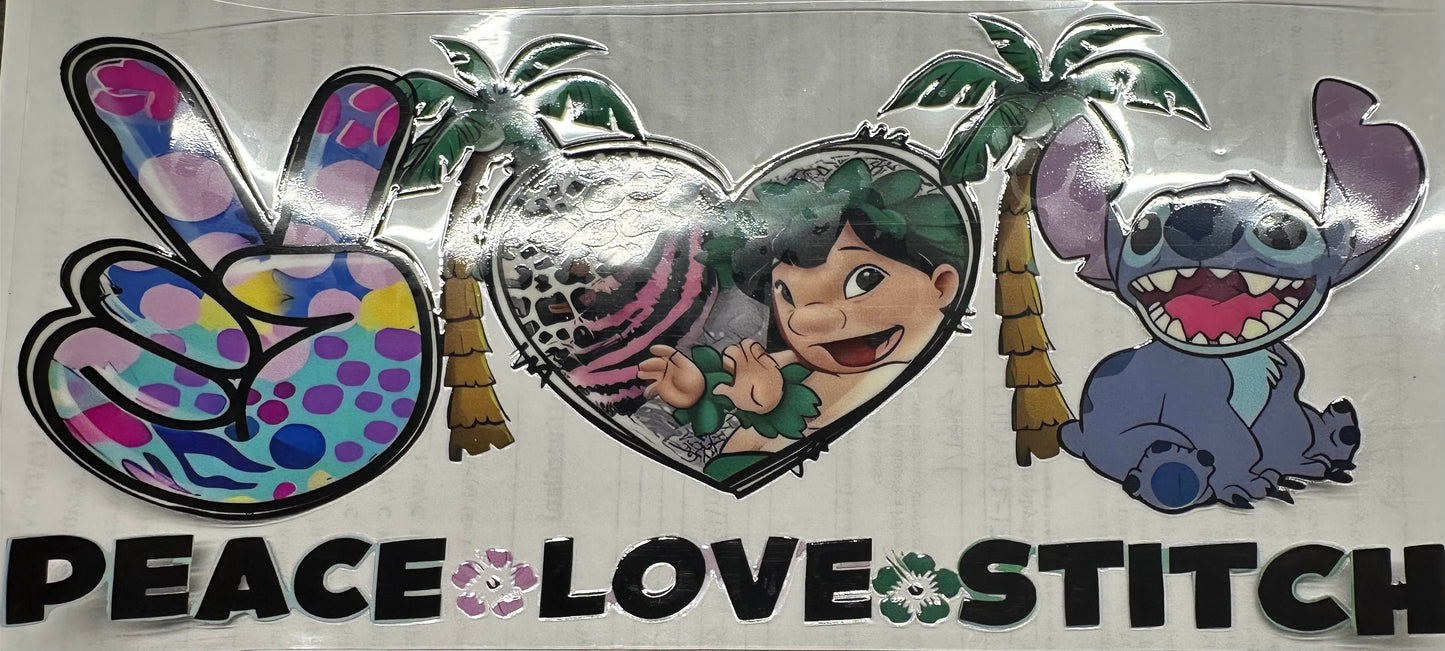 Peace Love Stitch wrap