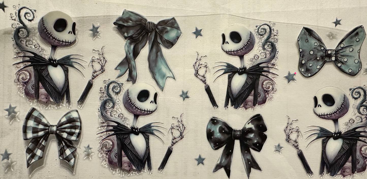 Jack Skellington with bows wrap
