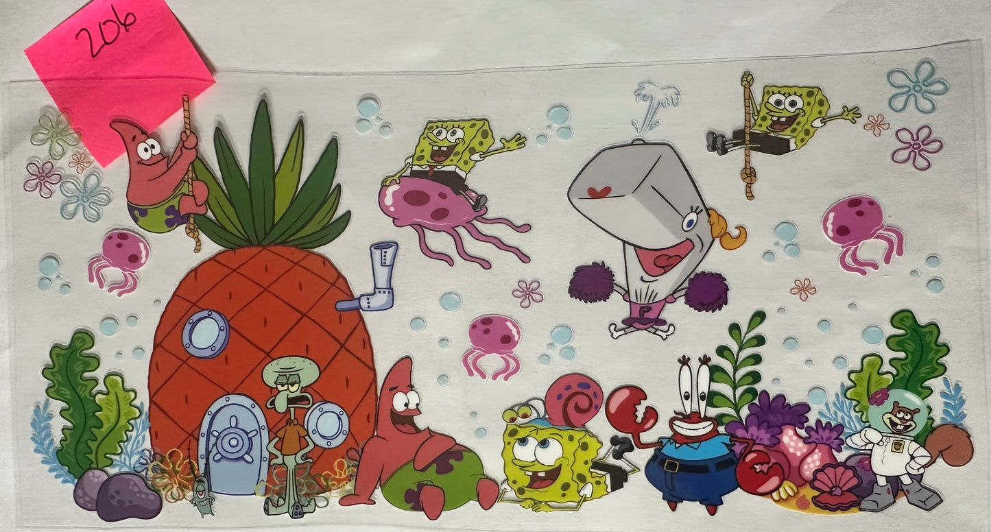 Spongebob and friends wrap 3