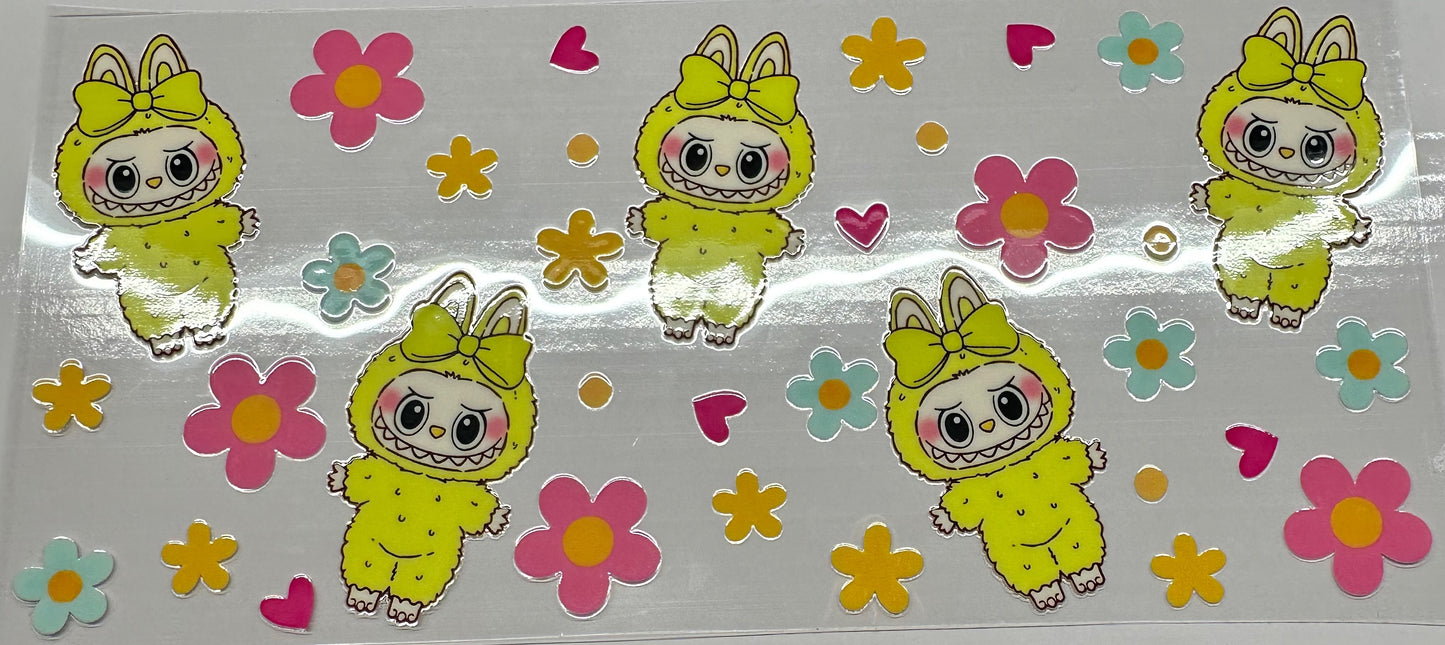 Yellow Labubu wrap
