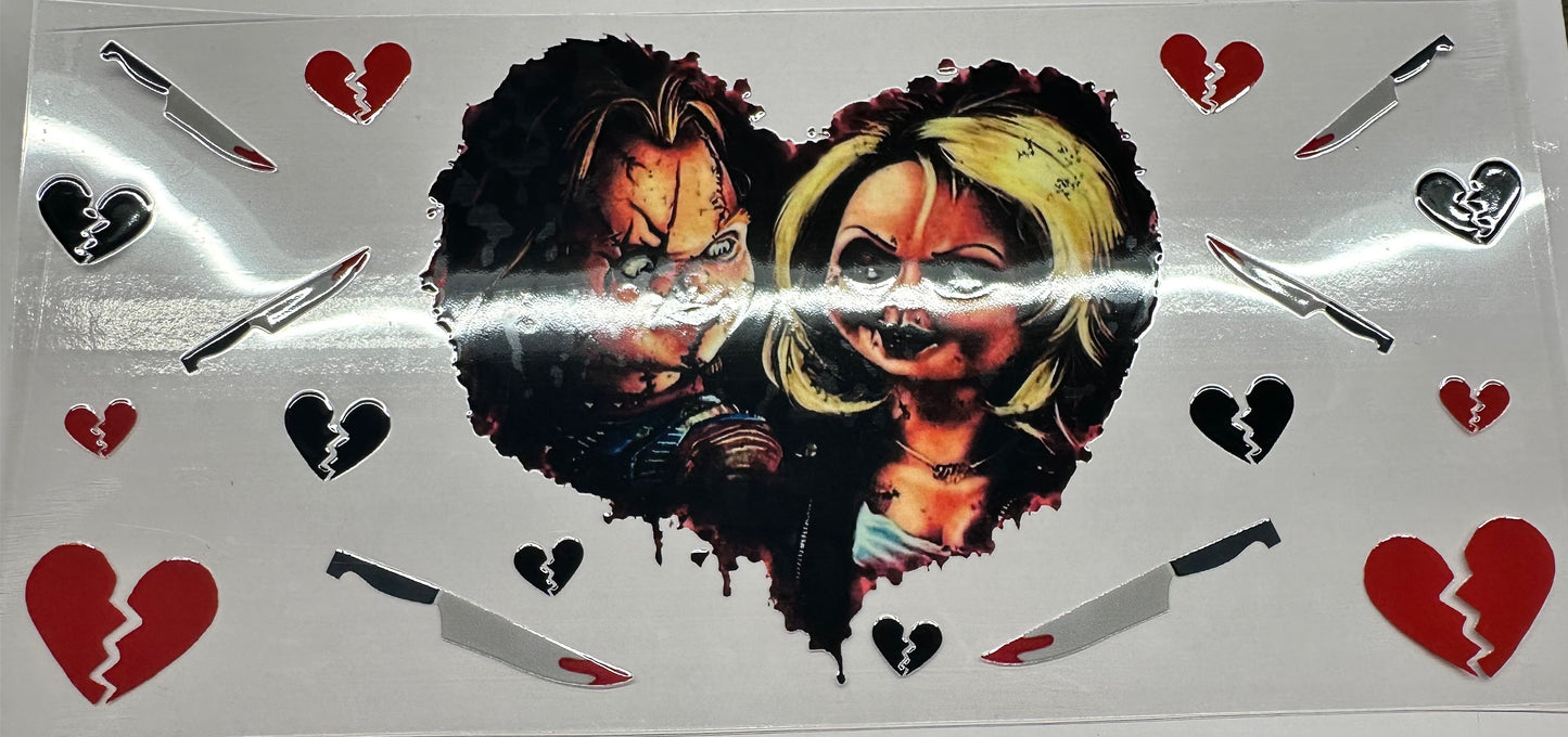 Chucky and Tiffany wrap