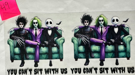 You can't sit with us wrap