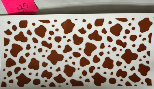 Brown Cow print wrap