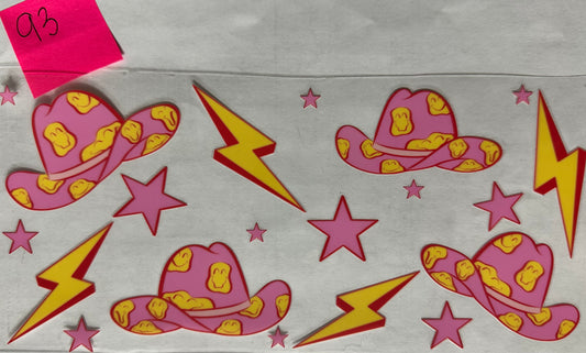 Hat and lightning Bolt wrap
