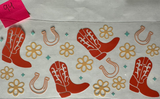 Boots and Horseshoes wrap