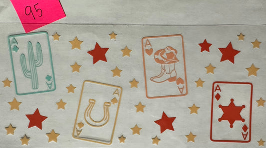 Cards and stars wrap