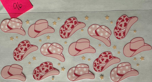 Cute pink hats wrap