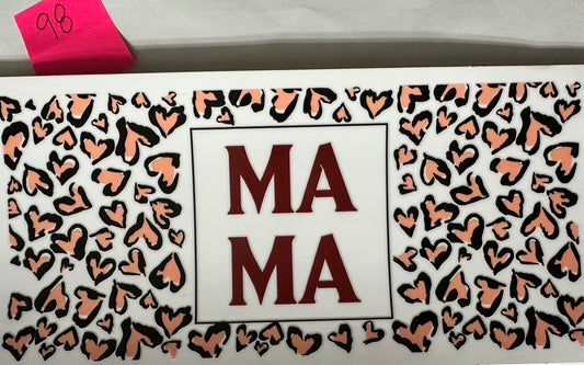 Mama heart print wrap