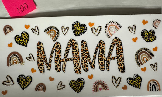 Mama Cheetah Print Wrap