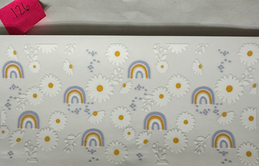 Rainbows and daisy wrap