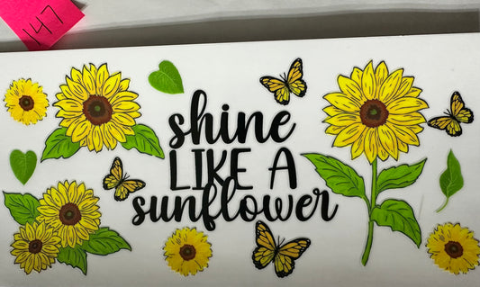 Shine like a sunflower wrap