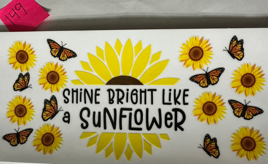 Shine Bright like a Sunflower wrap