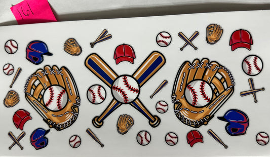Baseball glove and bat wrap