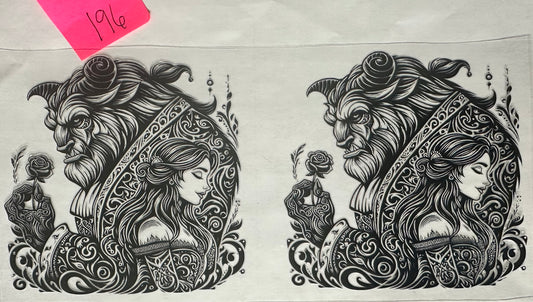 Beauty and the beast wrap