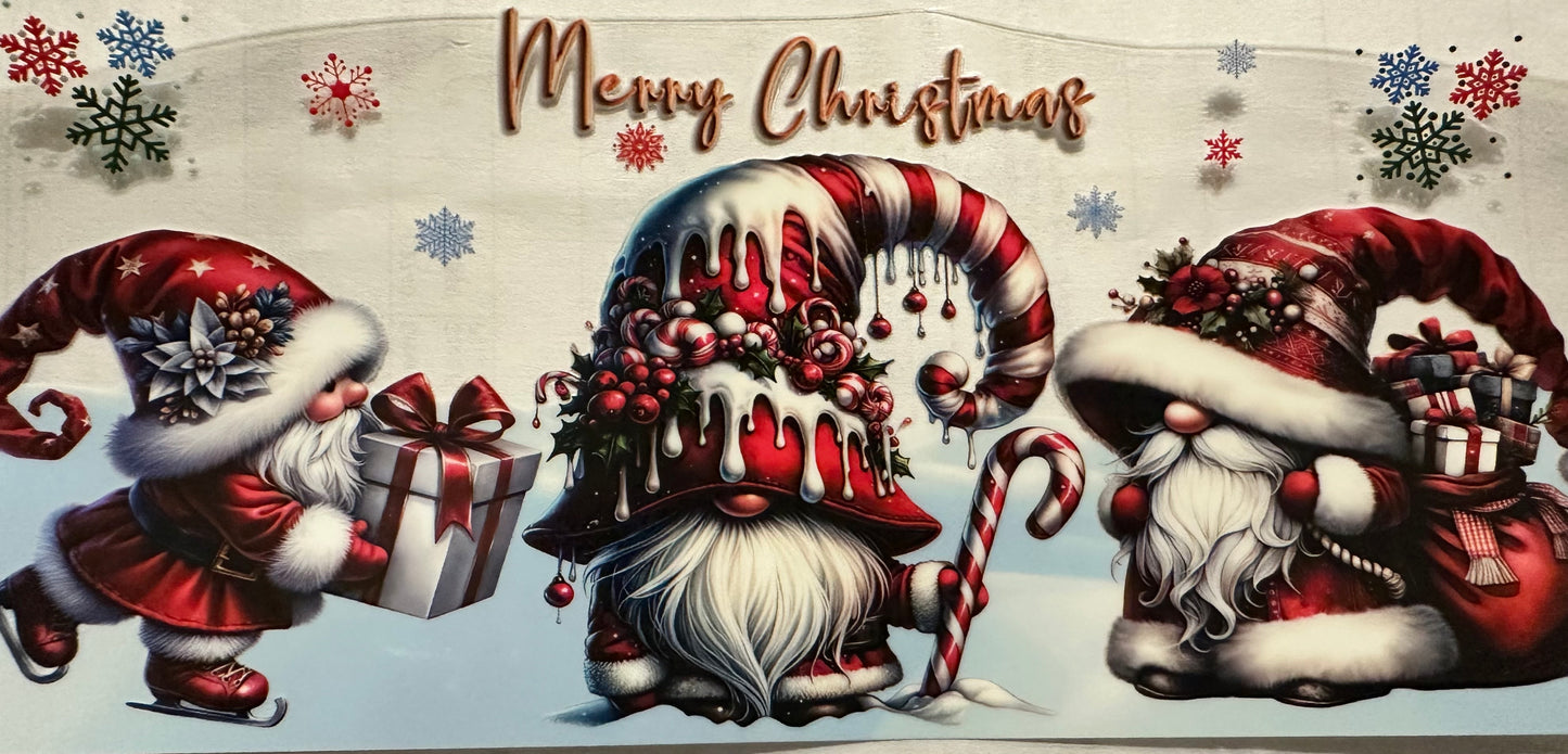 Merry Christmas Gnome wrap