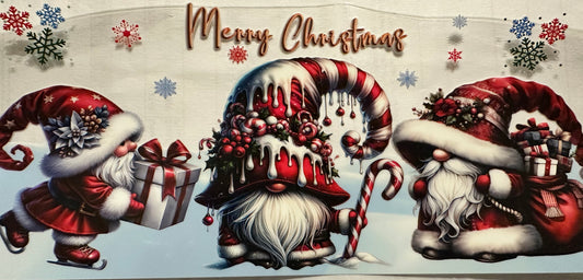 Merry Christmas Gnome wrap