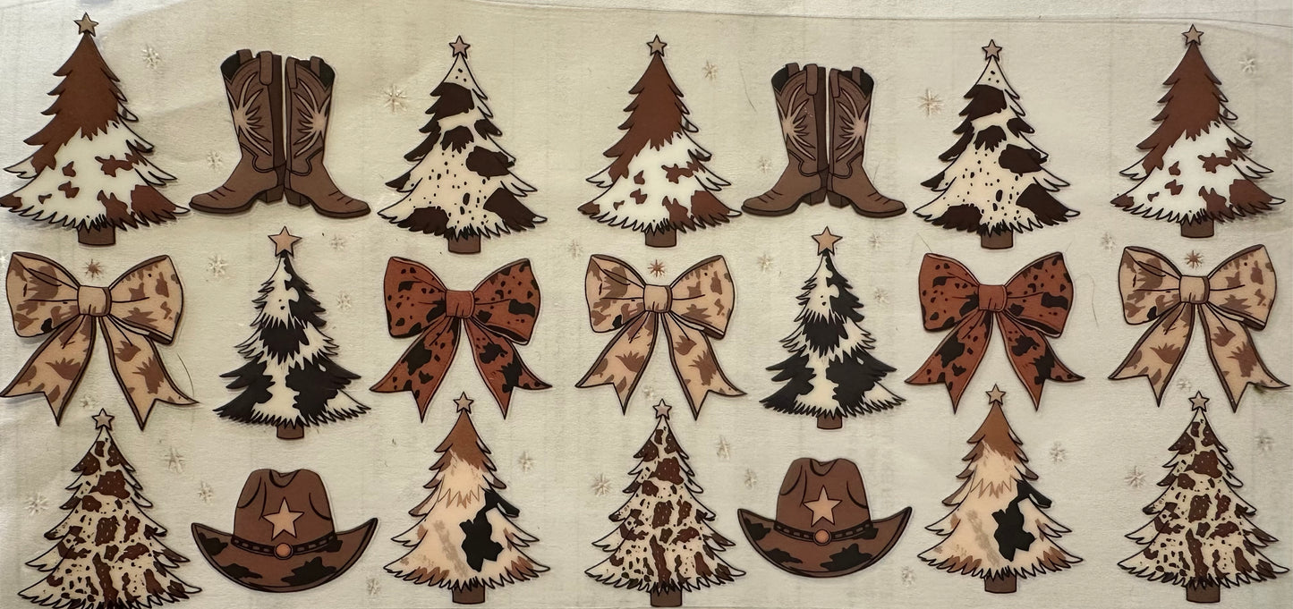 Christmas boots wrap