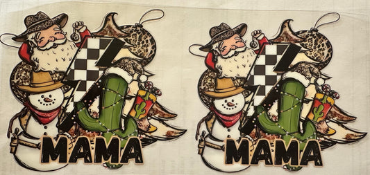 Mama Christmas wrap