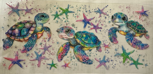 Sea turtle and Starfish wrap