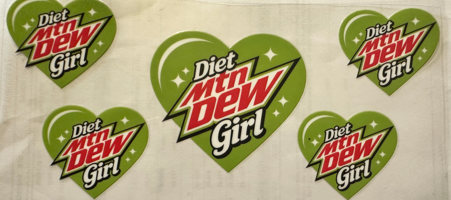 Diet mt dew girl wrap