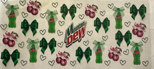 Mt dew with cherries wrap