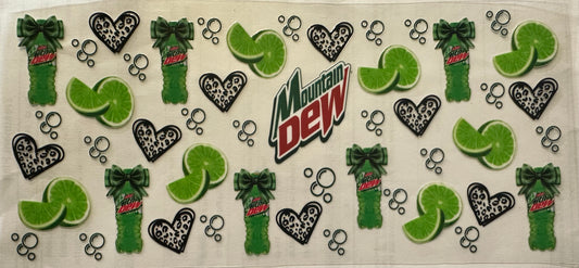 Mt dew with limes wrap
