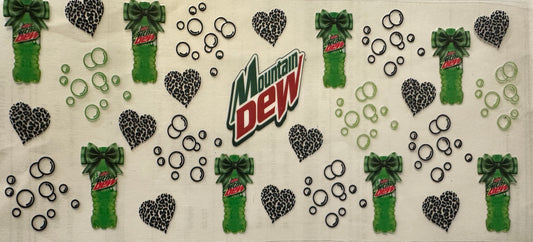 Mt dew with bubbles wrap