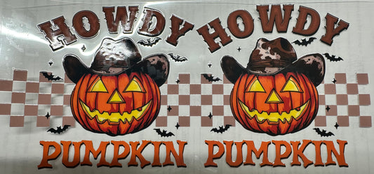 Howdy Pumpkin wrap
