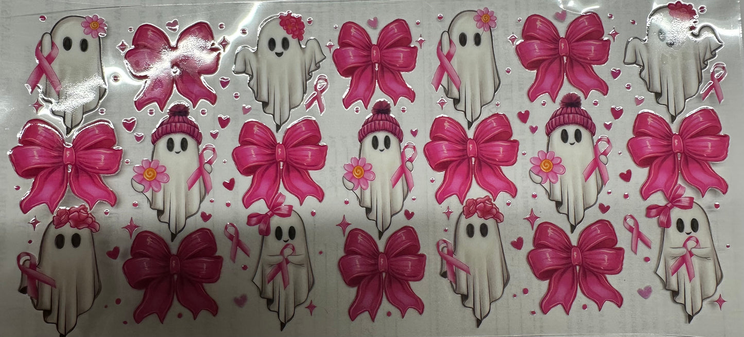 Breast cancer ghost wrap