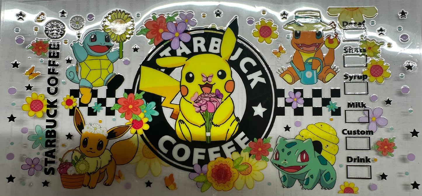 Pokémon Starbucks wrap