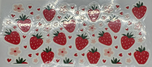 Glow in the dark strawberry wrap