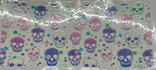 Glow in the dark skull wrap