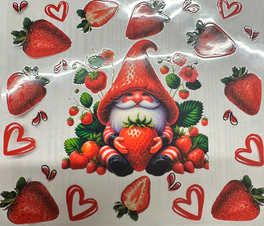 20 oz strawberry gnome wrap