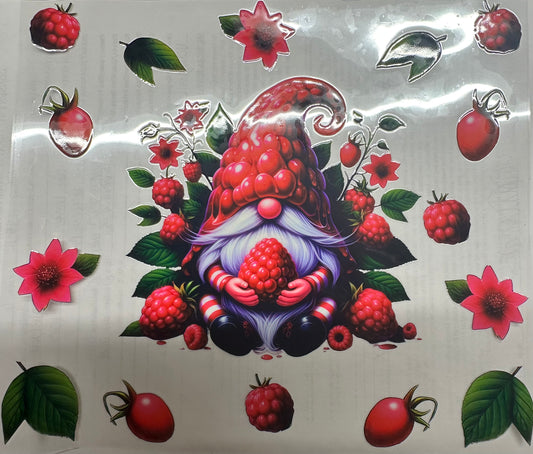 20 oz raspberry gnome wrap