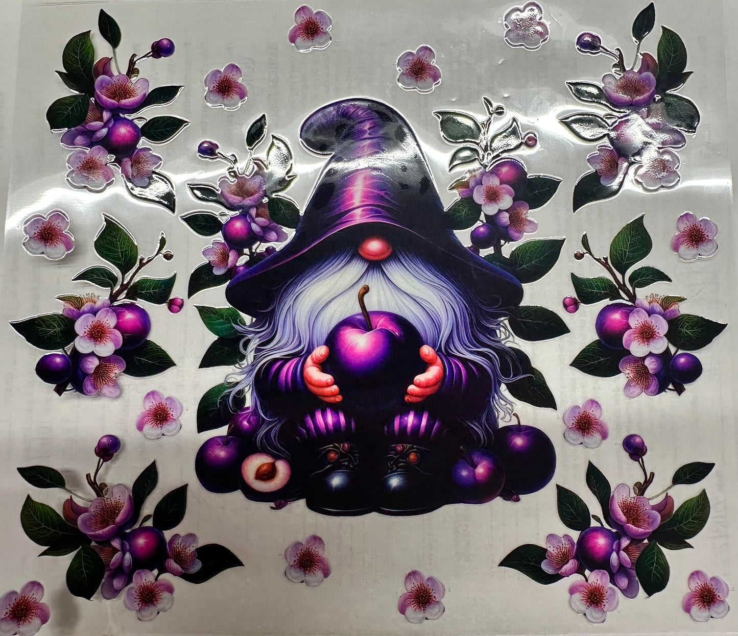 20 0z Plum gnome wrap