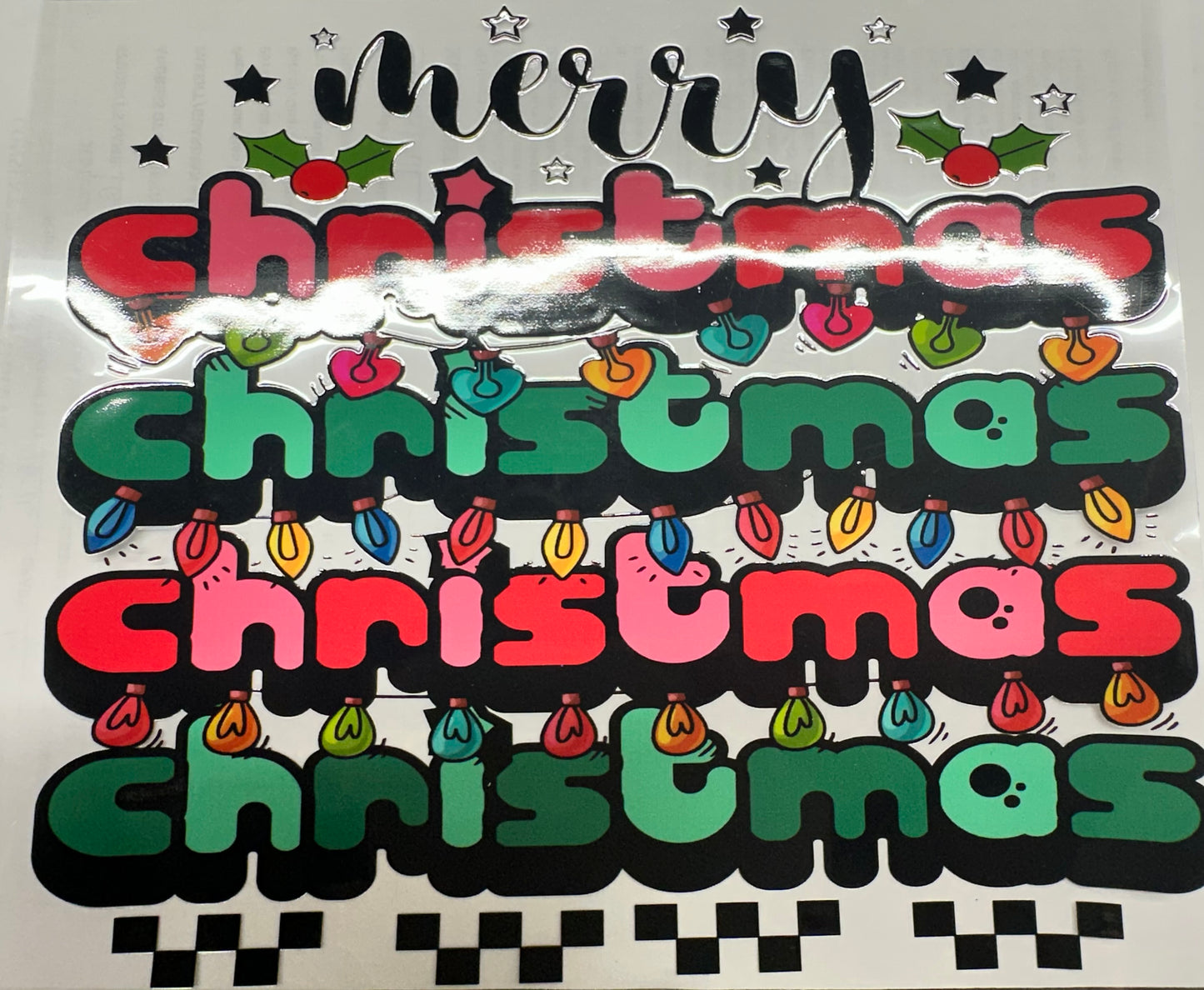 20 oz Merry Christmas Wrap