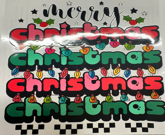 20 oz Merry Christmas Wrap