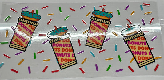 D Donuts cups wrap
