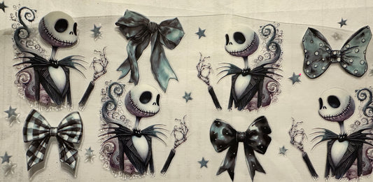 Jack Skellington with bows wrap