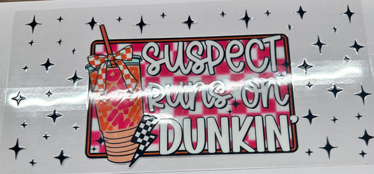 Suspect runs on Dunkin wrap