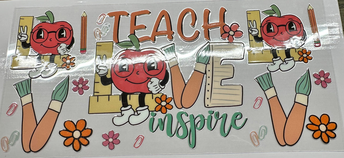 Teach Love Inspire wrap